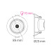 LED SPOT BILLENTHETŐ FEKETE 5W 230V 3000K IP20 GE/TUNGSRAM LED SPOT BILLENTHETŐ FEKETE 5W 230V 3000K IP20 GE/TUNGSRAM