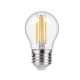 LED 12-24V DC  2,2W E27 FILAMENT GÖMB  VIL. 