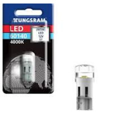 LED 12V 0.6W W5W ÜVEGFEJŰ TUNGSRAM/GE