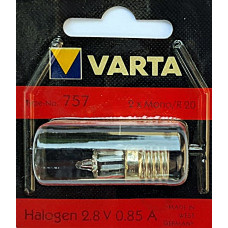 ZSEBLÁMPA HALOGÉN IZZÓ 2,8V 0,85A E10  VARTA